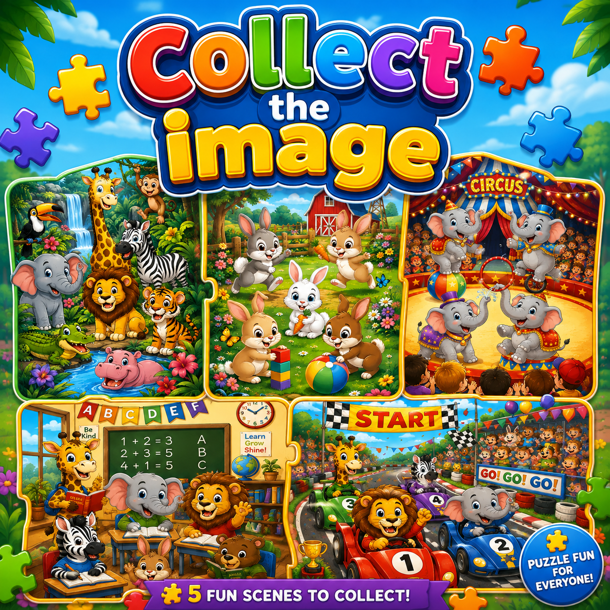 Collect the Image puzzle preview